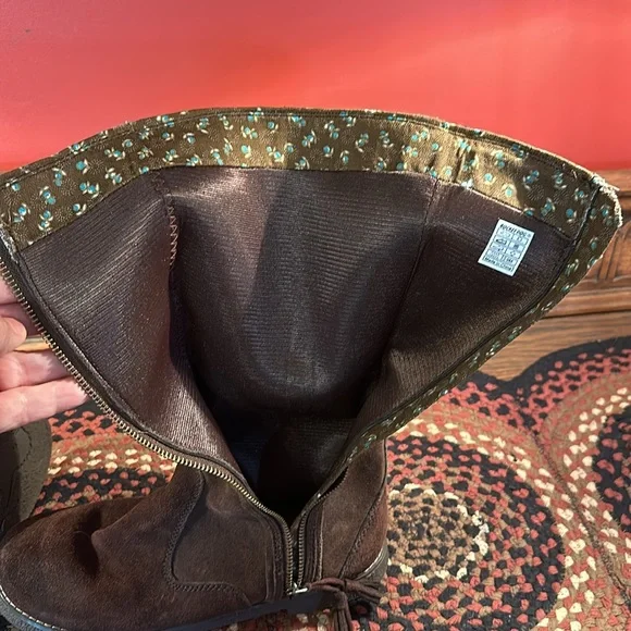 Rocket Dog brown suede boots, size 9, worn once, like new - Picture 6 of 8